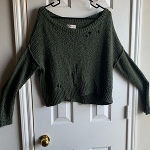 Hollister Distressed Sweater NWOT